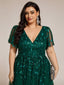 "Cora" Embroidered Midi Dress