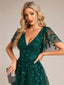 "Cora" Embroidered Midi Dress