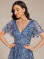 "Cora" Embroidered Midi Dress