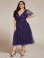 "Cora" Embroidered Midi Dress
