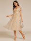 "Cora" Embroidered Midi Dress