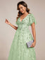 "Cora" Embroidered Midi Dress