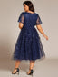 "Cora" Embroidered Midi Dress