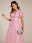 "Cora" Embroidered Midi Dress