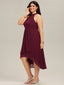 "Zoey" Halter High-Low Cocktail Dress