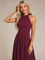 "Zoey" Halter High-Low Cocktail Dress
