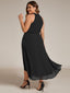 "Zoey" Halter High-Low Cocktail Dress