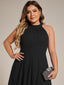 "Zoey" Halter High-Low Cocktail Dress