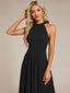 "Zoey" Halter High-Low Cocktail Dress