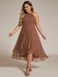 "Zoey" Halter High-Low Cocktail Dress