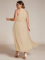 "Zoey" Halter High-Low Cocktail Dress