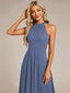 "Zoey" Halter High-Low Cocktail Dress