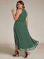 "Zoey" Halter High-Low Cocktail Dress