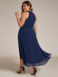 "Zoey" Halter High-Low Cocktail Dress
