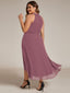 "Zoey" Halter High-Low Cocktail Dress