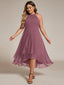 "Zoey" Halter High-Low Cocktail Dress