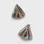 Nuna – Golden Stud Earrings with Sculptural Character