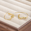 Valenne – Open Heart Thread Earrings with Modern Grace
