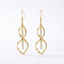 Janine – Twisted Crystal Drop Earrings