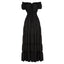 "Beatrice" Off-Shoulder Tiered Maxi Dress