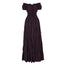 "Beatrice" Off-Shoulder Tiered Maxi Dress