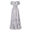 "Beatrice" Off-Shoulder Tiered Maxi Dress