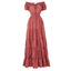 "Beatrice" Off-Shoulder Tiered Maxi Dress
