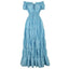 "Beatrice" Off-Shoulder Tiered Maxi Dress