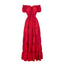 "Beatrice" Off-Shoulder Tiered Maxi Dress