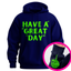 "Have a Great Day"™ Hidden Finger Hoodie