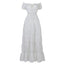 "Beatrice" Off-Shoulder Tiered Maxi Dress
