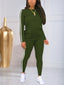 The "Romi" Stripe Zip-Up Lounge Set