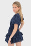 Embroidered  |  Puff Sleeve Dress