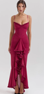 Isla | Ruffled Evening Gown