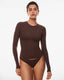 "Margot" Seamless Second-Skin Bodysuit