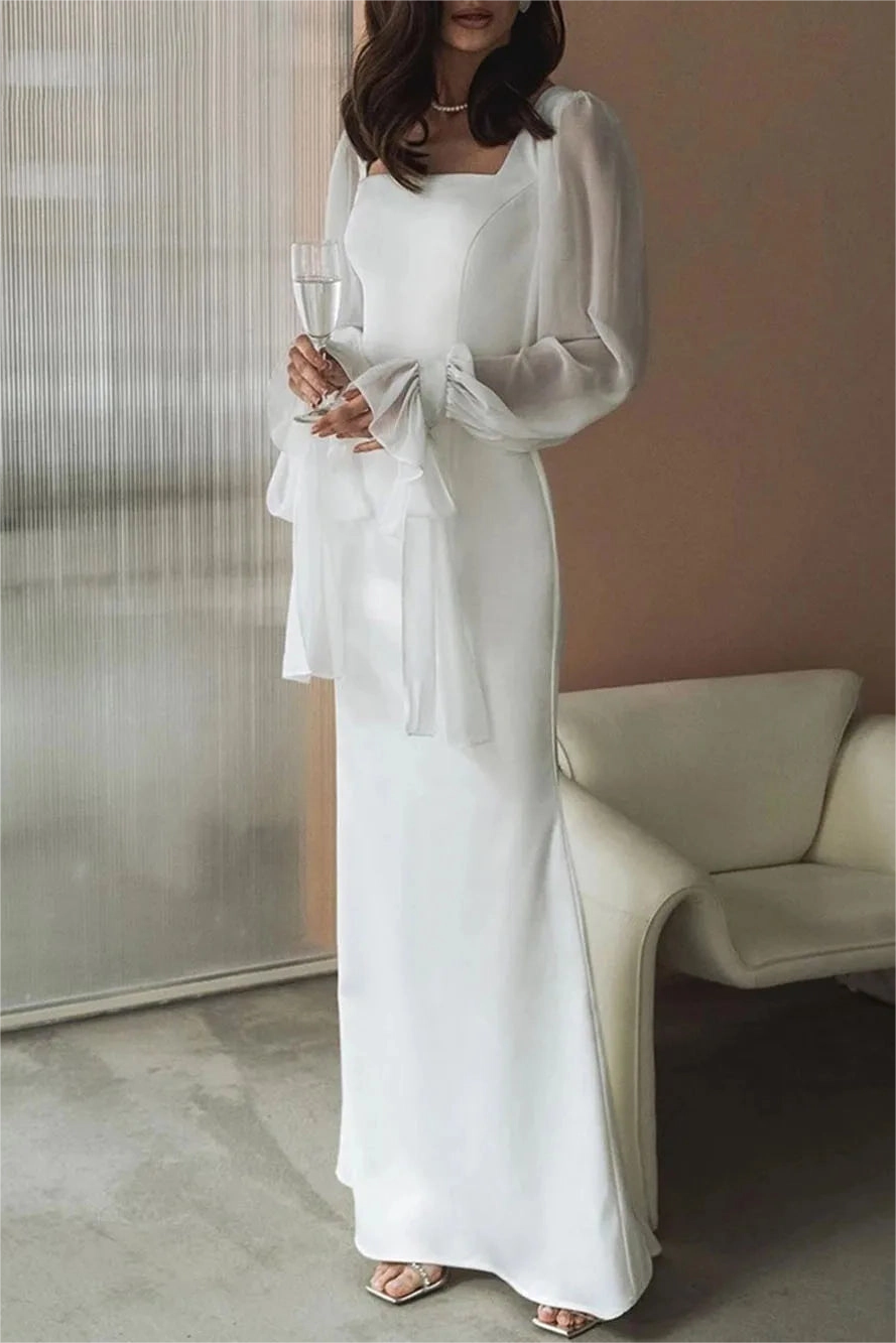 SOLDE MIDI DRESS – WHITE