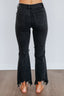 Sawyer High-Rise Distressed Black Jeans