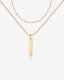 “Pillar” Vertical Bar Necklace