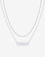 “Slate” Horizontal Bar Necklace