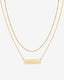 “Slate” Horizontal Bar Necklace
