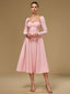 "Tessa" Long Sleeve Midi Dress