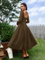 "Tessa" Long Sleeve Midi Dress