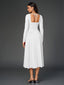 "Tessa" Long Sleeve Midi Dress