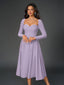 "Tessa" Long Sleeve Midi Dress