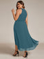 "Zoey" Halter High-Low Cocktail Dress