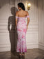 "Remi" Off-Shoulder Floral Gown