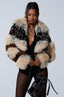 PORTIA CROPPED FAUX FUR JACKET