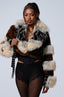 PORTIA CROPPED FAUX FUR JACKET