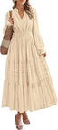 Nivoura | Long Sleeve Maxi Dress with Pockets