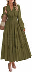 Nivoura | Long Sleeve Maxi Dress with Pockets